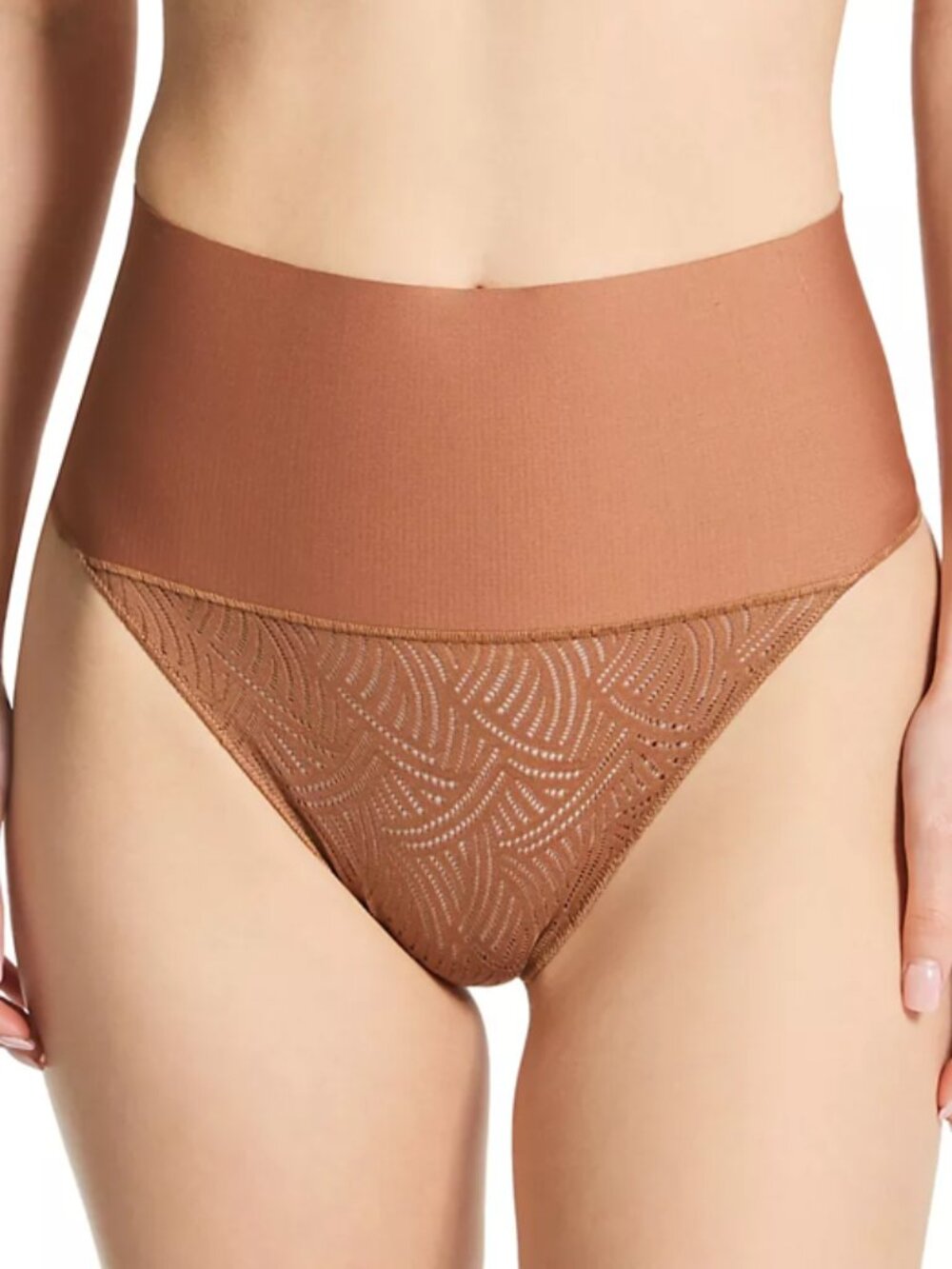 Maidenform Shaping Thong Panty Cool Comfort Lace Underwear Size:2XL NWT